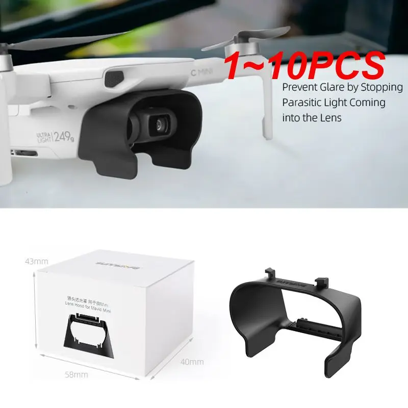 Copriobiettivo Antiriflesso 1 ~ 10Pcs Per Dji Mini 2/Mini Se Parasole Parasole Paraluce Per Dji Mavic Mini Drone Accessori Protettivi