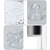 Bulk Empty Plastic Reusable Juice /Water Bottles as Smoothie Bottles for Sensory Crafts and Calming Bottles 400ml 6/12PCS 6