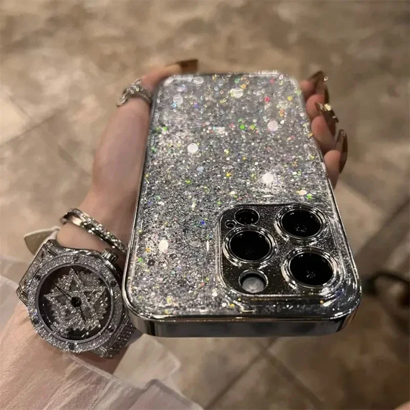 Luxury Glitter Bling Phone Case - Shockproof Bumper Cover