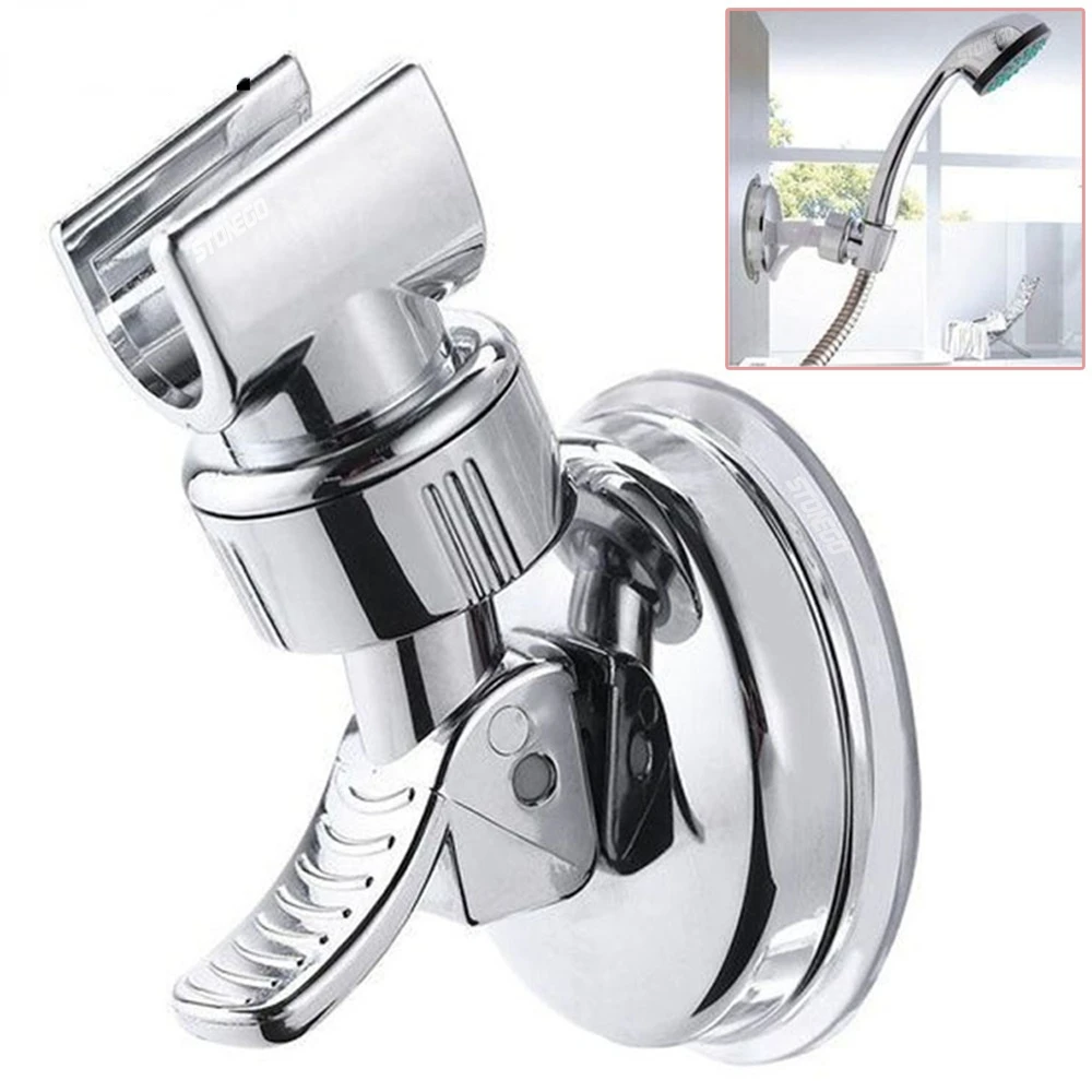 Shower Rack Adjustable Suction Cup Type Lotus Canopy Bracket Handheld Shower Head Bathroom Nozzle Fixed Base Home Pet Clean