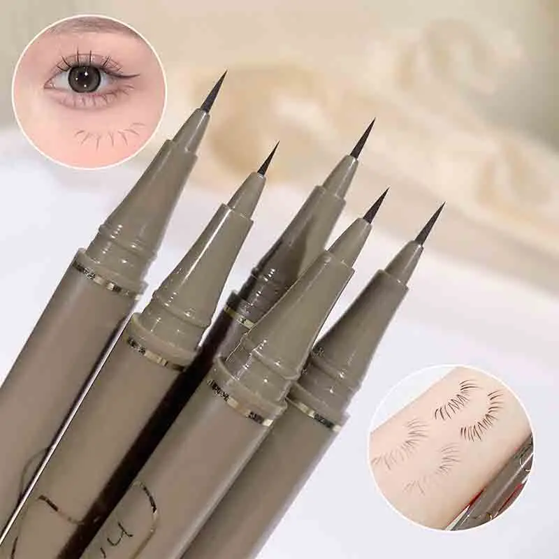 Slim eyeliner is waterproof, sweat-proof, long-lasting and non-smudged. Newbie brown eyeliner liquid pen 2 Slim eyeliner is waterproof, sweat-proof, long-lasting and non-smudged. Newbie brown eyeliner liquid pen - Image 2