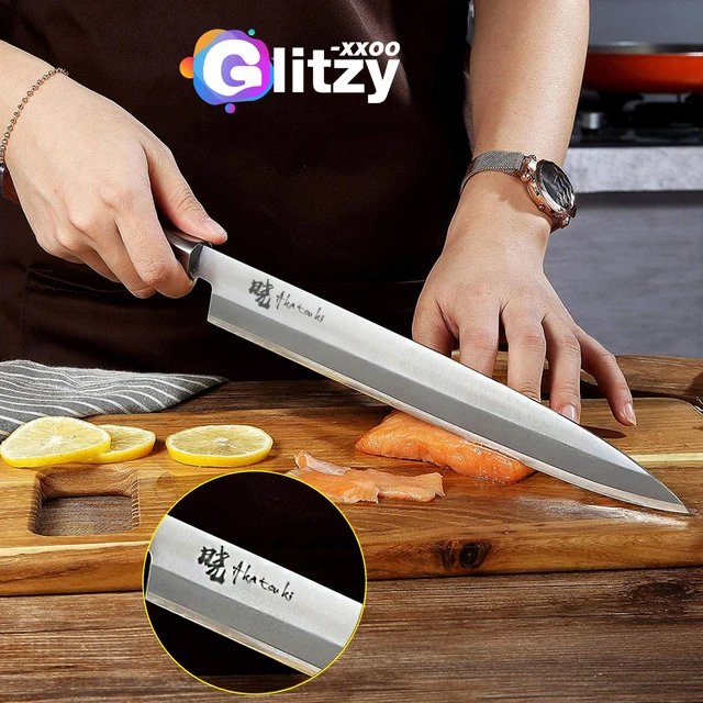Sashimi Sushi Knife for Cutting Sushi Japanese Chef Knives Sashimi Fish  Filleting Slicer High Carbon Stainless Steel with Gift Box – MYVIT Home
