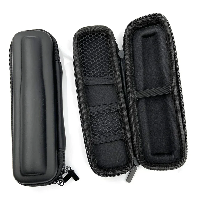 Black Mini Slim Case Small Leather Zipper Carry Bag Zipper Case Case for EVOD EGO 18650 Mod PEN 3