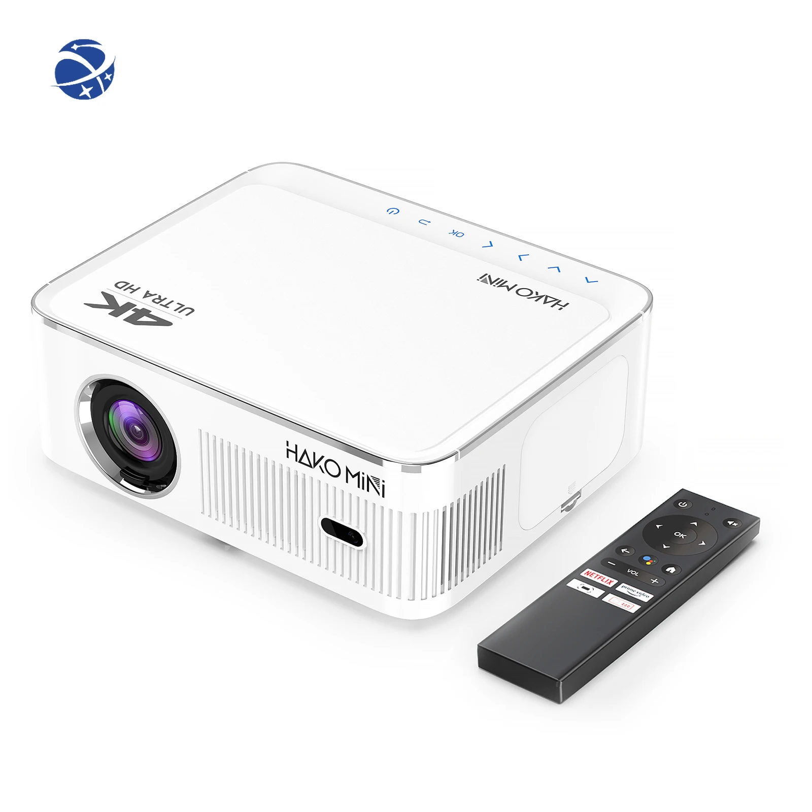 Yyhc Smart Projector Hako Mini Pl-5 Supporto 4K Decodifica 1080P (1920 X1080) Proiettore Teatrale