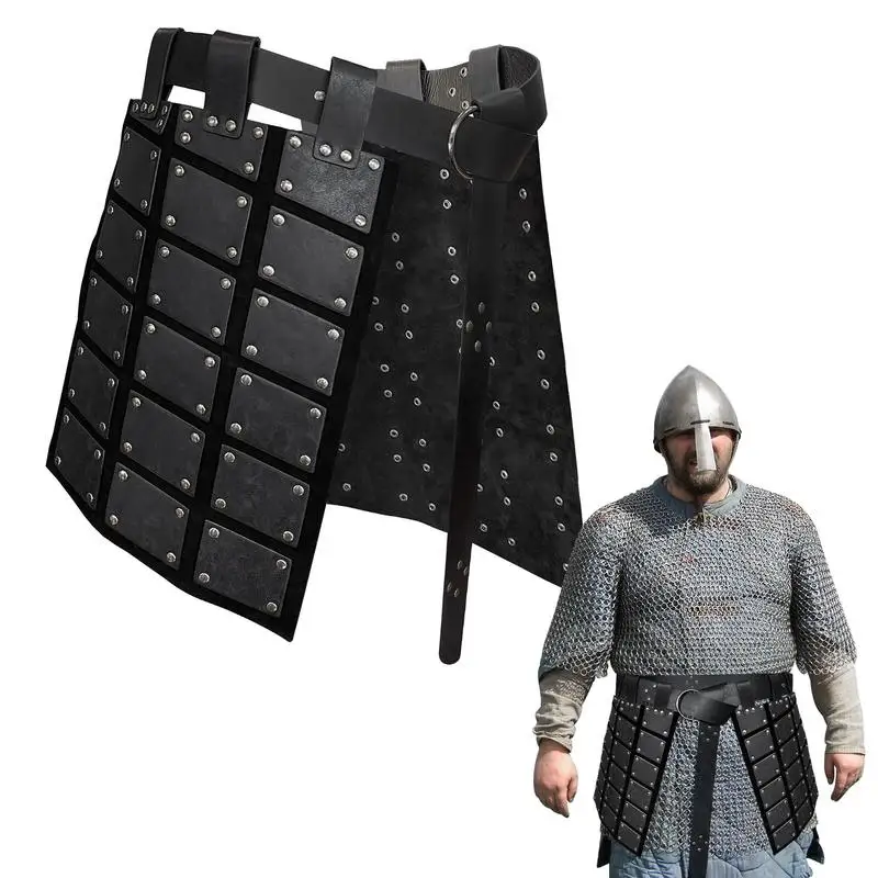 

Medieval Thigh Belt Retro Double Sides Waist Protector Thigh Protection For Men Realistic Medieval Cosplay Costume For Party