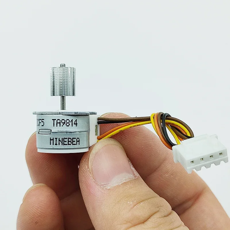 15mm Stepper Motor 2 Phase 4 Wire with 12 teeth Aluminum Gear for DIY Digital Product Camera