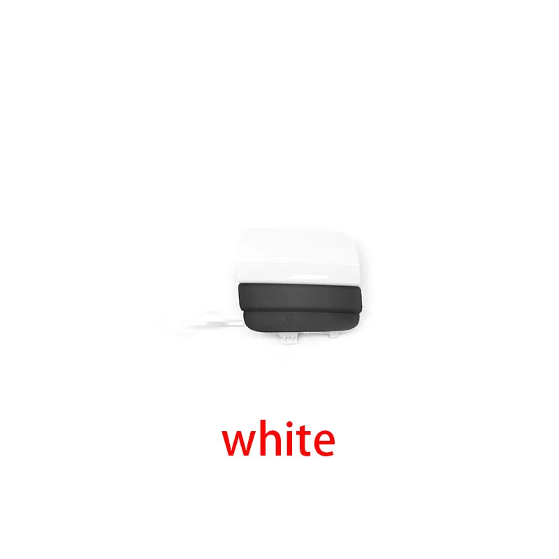 Premium White Rear Bumper Tow Hook Cover Cap