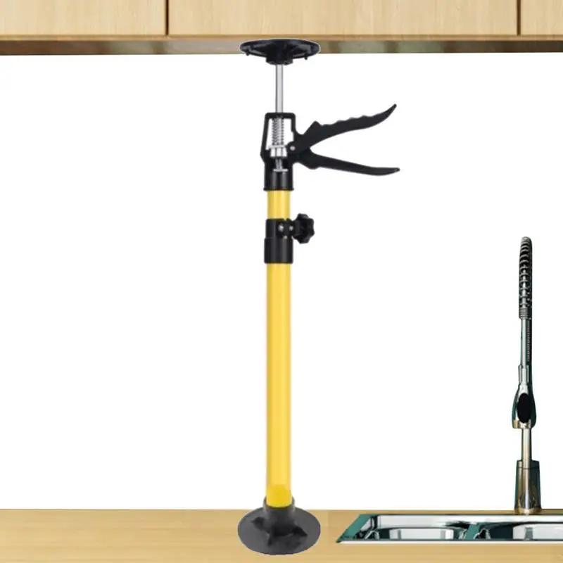 Cabinet Lift Support Rod Up To 40Kg adjustable labor-saving Furniture Cabinet Jack Stand with ratchet wheel For Drywall
