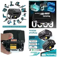 Rechargeable 18V Li-Ion Battery 3/5/6Ah For Makita BL1830 BL1815 BL1860 BL1840 194205-3 Power Tools Replacement