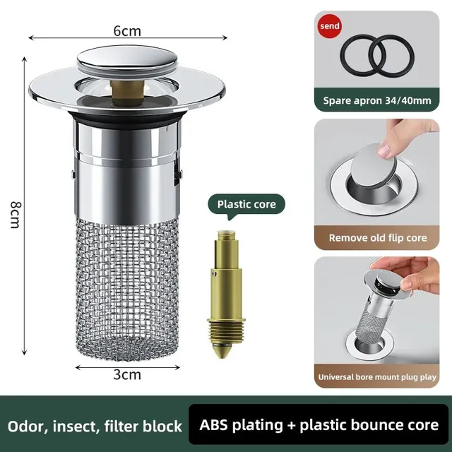 Plastic bounce core
