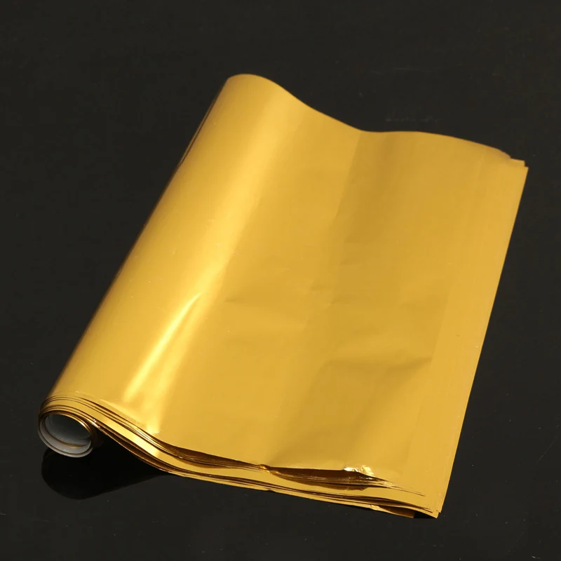 Gold Silver Red Hot Stamping Foil Paper for Crafting and Elegance - 50 Sheets A4 Size