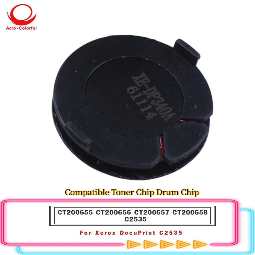 

CT200655 CT200656 CT200657 CT200658 сброс чипа тонера для Xerox Docuprint C2535 для лазерного принтера копировальной машины картридж