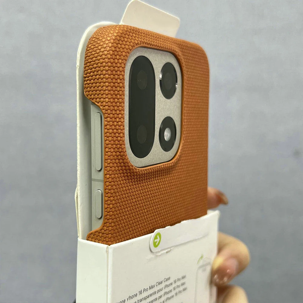 Premium PU Leather Iron-On Nylon Fabric Frameless Cooling Case