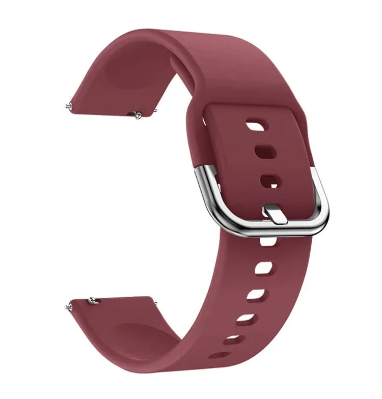 Enhanced Silicone Band for Smartwatches - 20mm/22mm Sport Bracelet Strap
