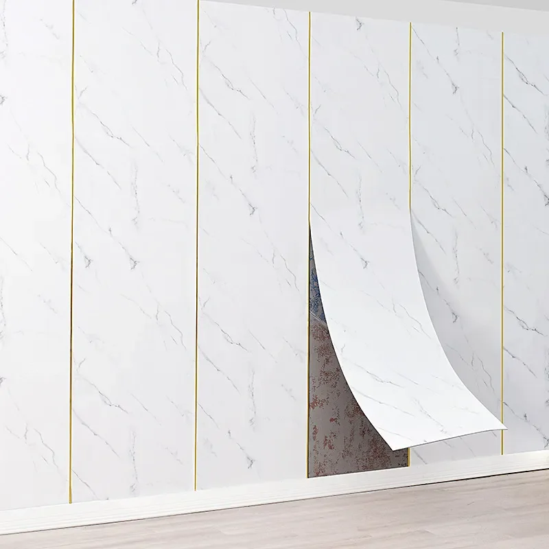 3Roll-Faux-Marble-Self-adhesive-Background-Wall-Waterproof-Aluminum ...