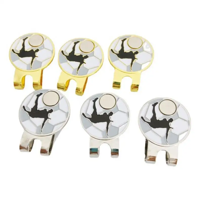Golf Hat Clips Magnetic Hat Clips For Visors Belts Removable Ball Position Marker Portable Golf Putting Green Accessories For