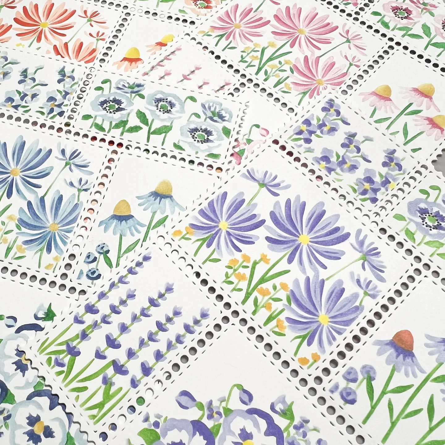 2025 야생화 사랑 하트 스텐실 레이어링 생일 우표 DIY 만들기 카드 스크랩..