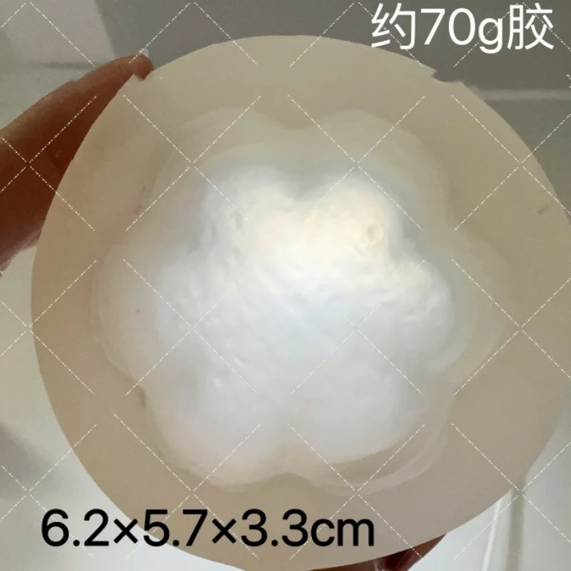 수플레 3D 실리콘 꽃 수플레 캔들 몰드, 향기 나는 비누 몰드 수제 몰드, 송진 클레이 만들기, 모치 퀴시 장난감 몰드