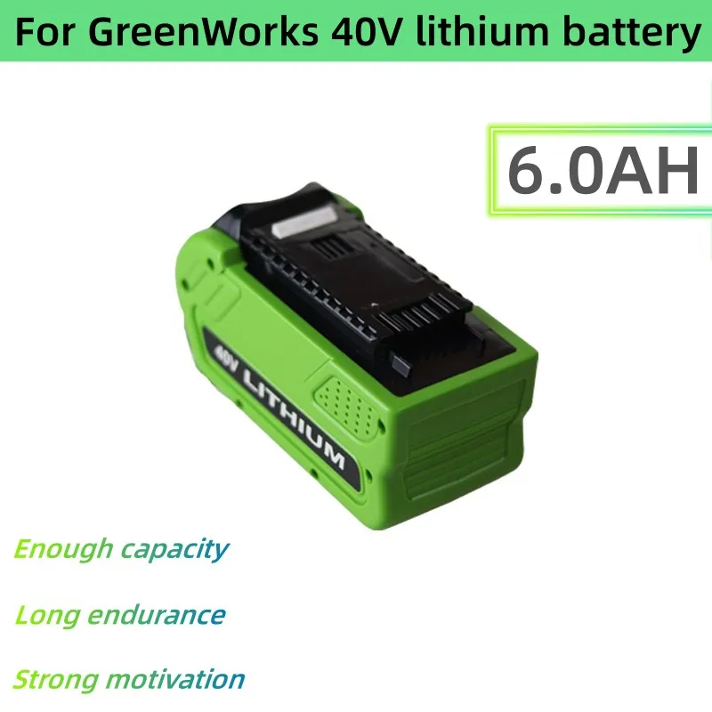 

For GreenWorks 6.0Ah 40V Li-ion Replacement Battery 20292 20302 20672 20202 20322 20262 29302 29463 Rechargeable Battery
