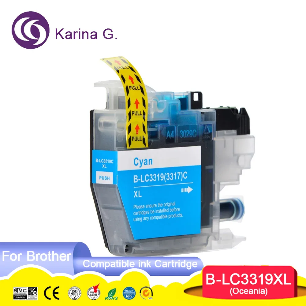 LC3319 LC3319XL Premium Compatible Color Inkjet Ink Cartridge for MFC-J5330DW/M