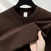 Summer  100% Pure Cotton Men's Short Sleeve Round Neck Fashionable Style Half Sleeved Top Breathable T Shirt Short Sleeve