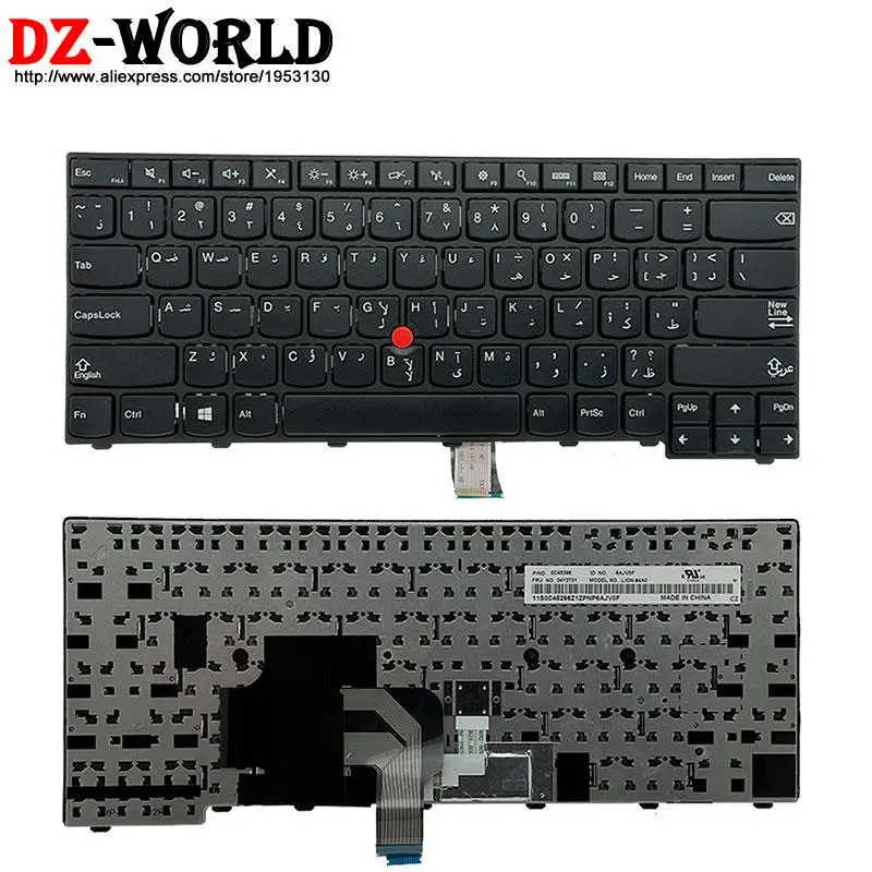 Teclado Árabe para Lenovo Thinkpad Ara L440 L450 L460 L470 T440 T440s T450s T450 T460 E431 E440 T440p 04y2731 04y0829 01en473 - Imagem 4