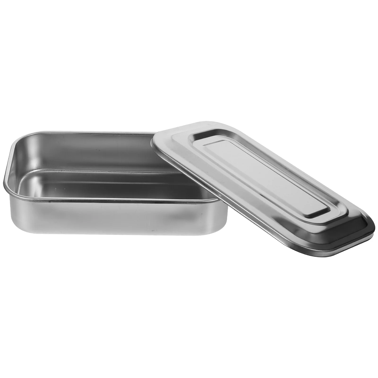 

8 Inch Beauty Square Plate Stainless Steel Tray Surgical Serving Dentistry Instrument Trays
