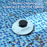 Robot Vacuum Cleaner for Pool Cordless 5000mAh Electric Rechargeable Robotic  Swimming Pool Cleaners Automatic Wireless 4