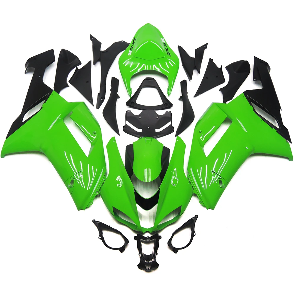 

Motorcycle Fairing Kit ABS Plastic Injection Body For Ninja 636 ZX6R ZX-6R ZX 6R 2007 2008 Car shell Bodykits Accessories Black