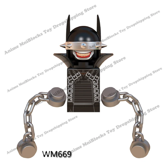 Movie Batman The Joker Harley Quinn Wonder Woman mini action toy figures building blocks Assemble bricks kid gifts WM6080 WM6100 WM669