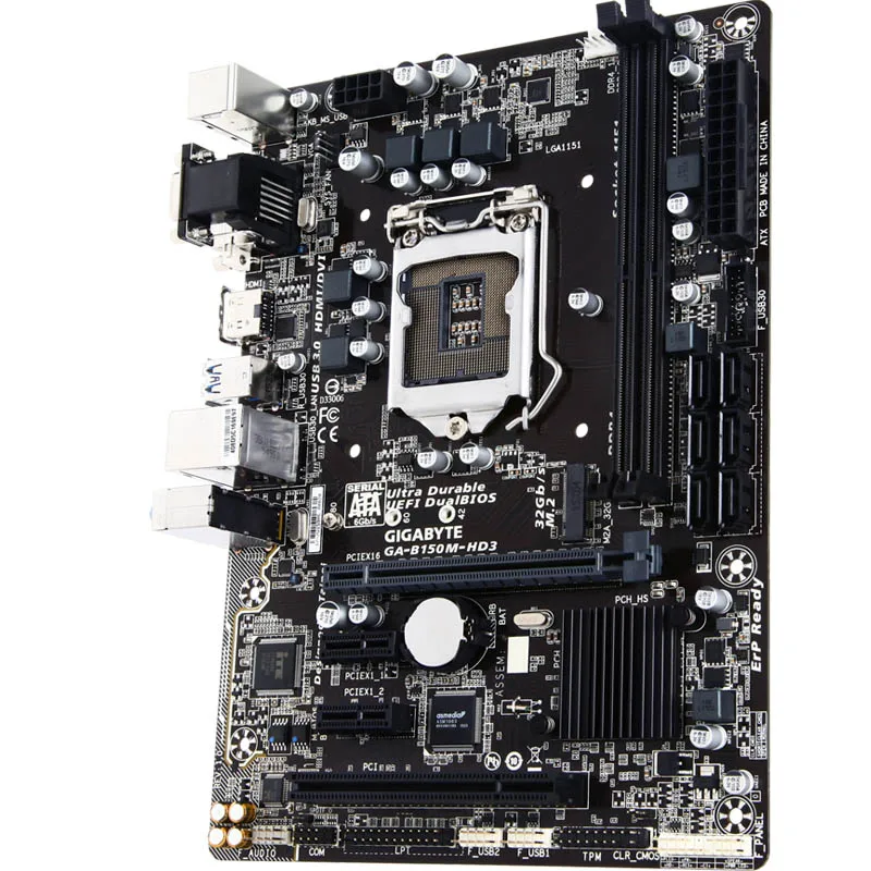 Placa-mãe Gigabyte B150m-hd3 Desktop Ga-b150m-hd3 Ddr4 B150m B150 Soquete Lga 1151 Usb3.0 - Imagem 3