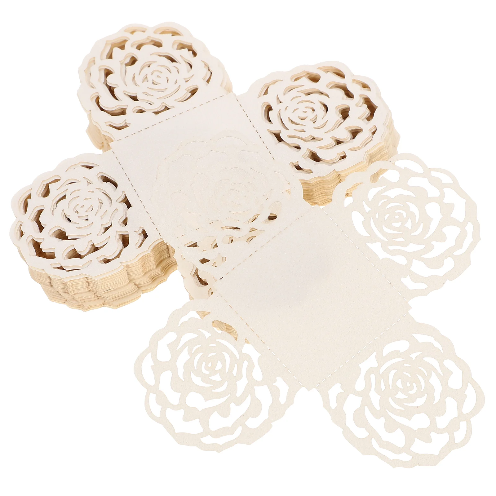 

Chocolate Paper Wrappers Chocolate Candy Cups Truffle Candy Rose Edge Packaging Paper Holder Party Dessert Table Decor