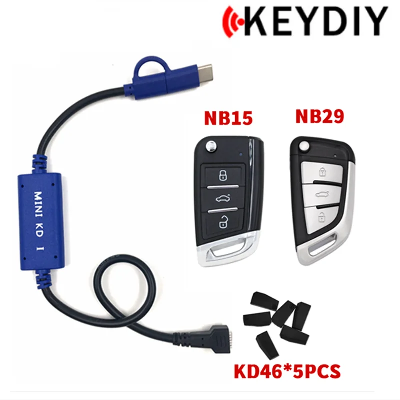KEYDIY Original Mini KD Key Generator With Remote And Chips Supports Androi More Function Same As KD900 Key Programmer Version