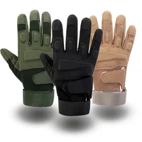 Outdoor Tactical Full Finger Bicycle Antiskid Cycling Gloves Men Women Paintball Shooting Airsoft Combat Protection Glove 1