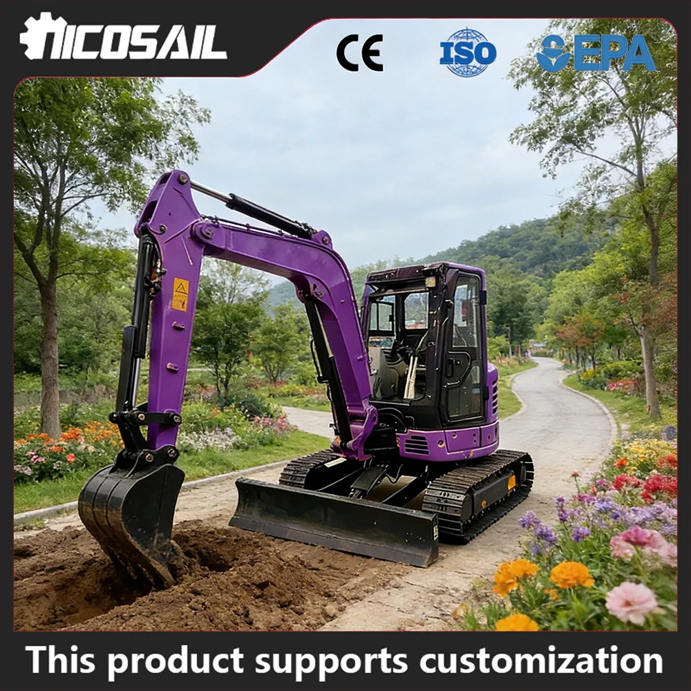 Minibagger 3,5 Tonnen, Farm-Minibagger 1,8 Tonnen, 2-Tonnen-Hydraulik-Minibagger zum 30%en Preisnachlass erhältlich