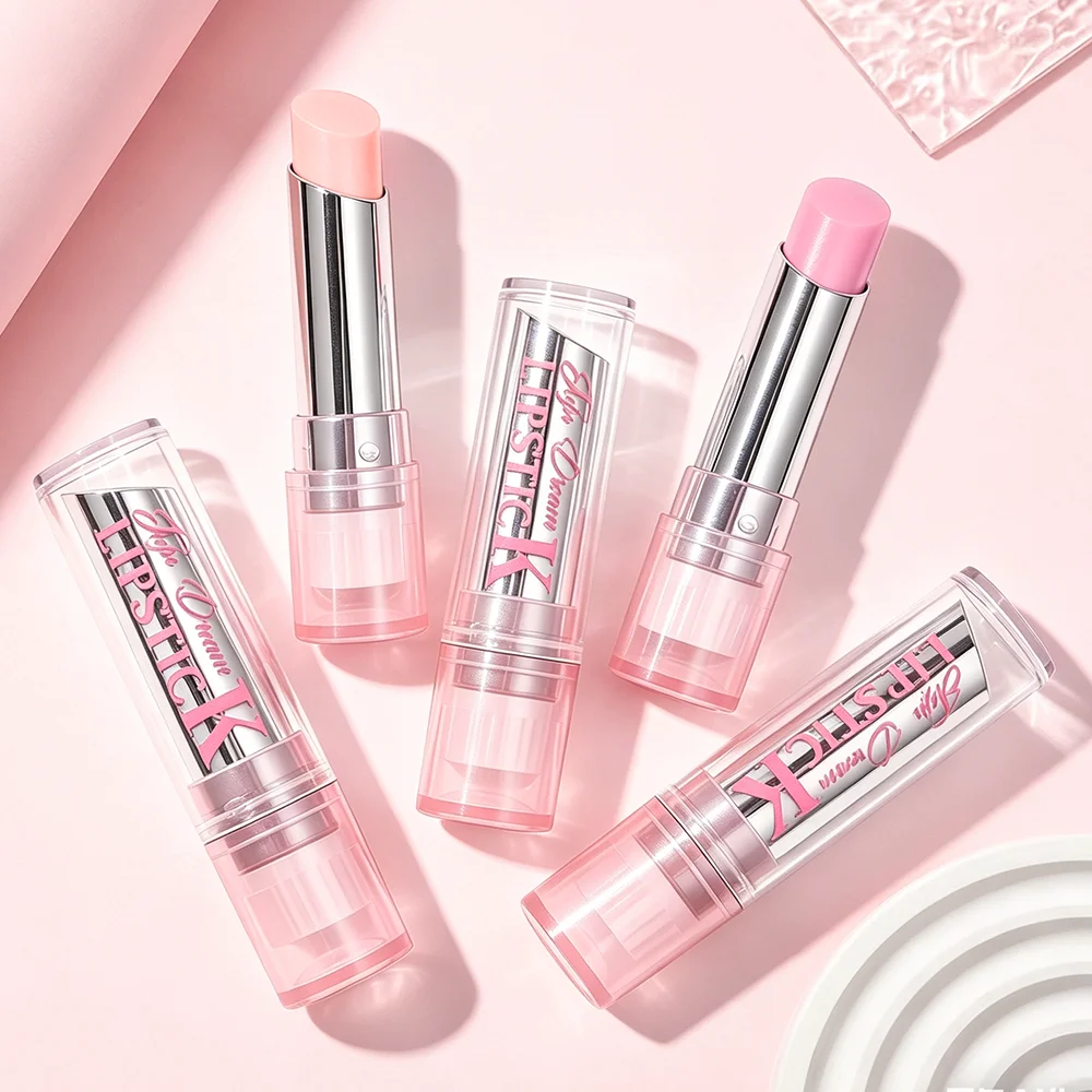2-Color Pink Lip Balm, Color-Changing Moisturizing Lipstick, Hydrating Non-Sticky Gloss For Natural Daily Wear_voghion.com
