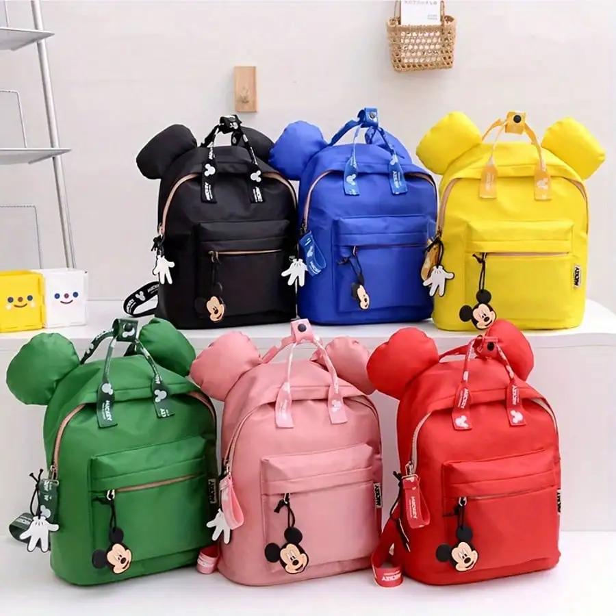 Luxury Children's Gift Schoolbag Disney Joint Backpack Mickey Backpack Small Backpack Kindergarten Schoolbag 1