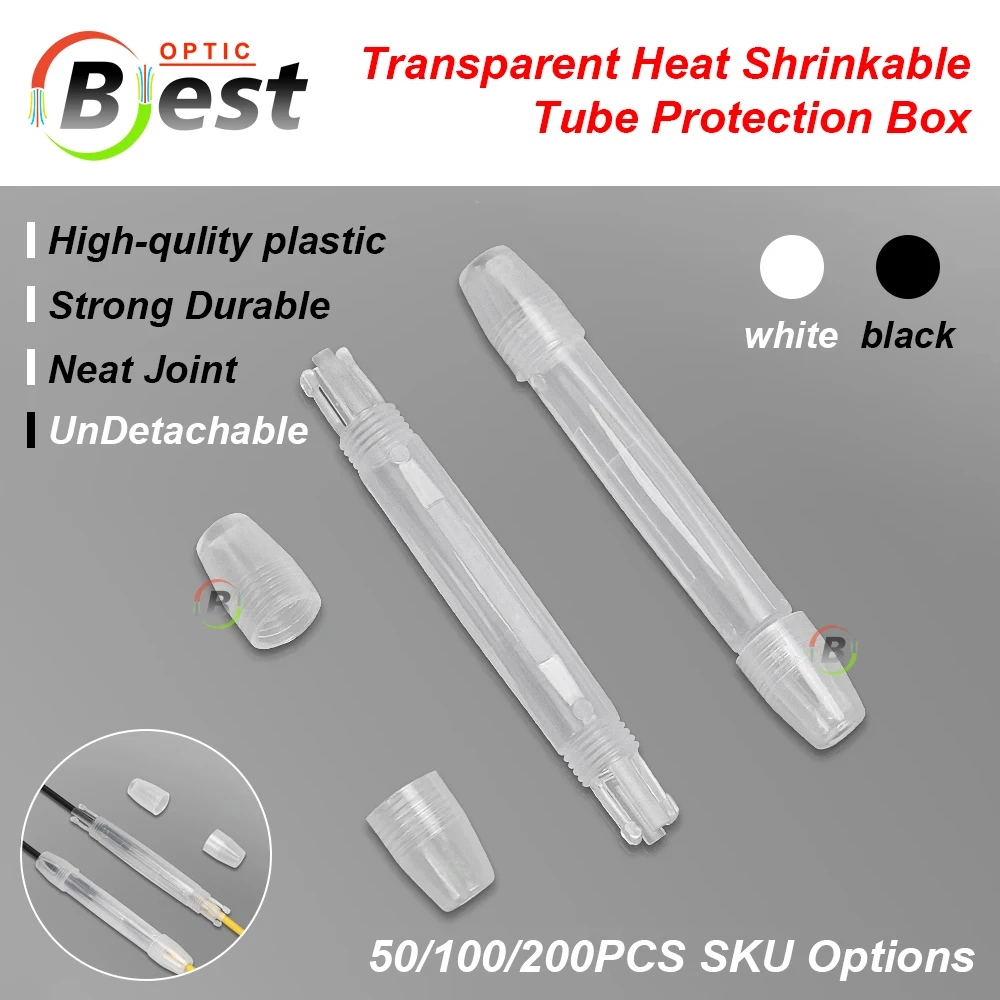 

Optic Fiber Protecting Box Cable Protect Heat Shrink Tube Protection Box Fusion Protection Round Box for Drop Cable Optic Fiber