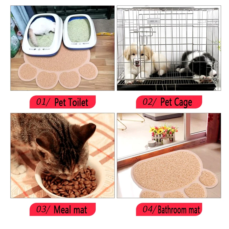 Title 6, Pet Cat Litter Mat Toilet Cat Mat Waterproof Pe...