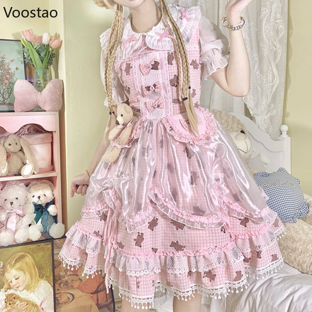 Roupa Lolita Kawaii Rilakkuma