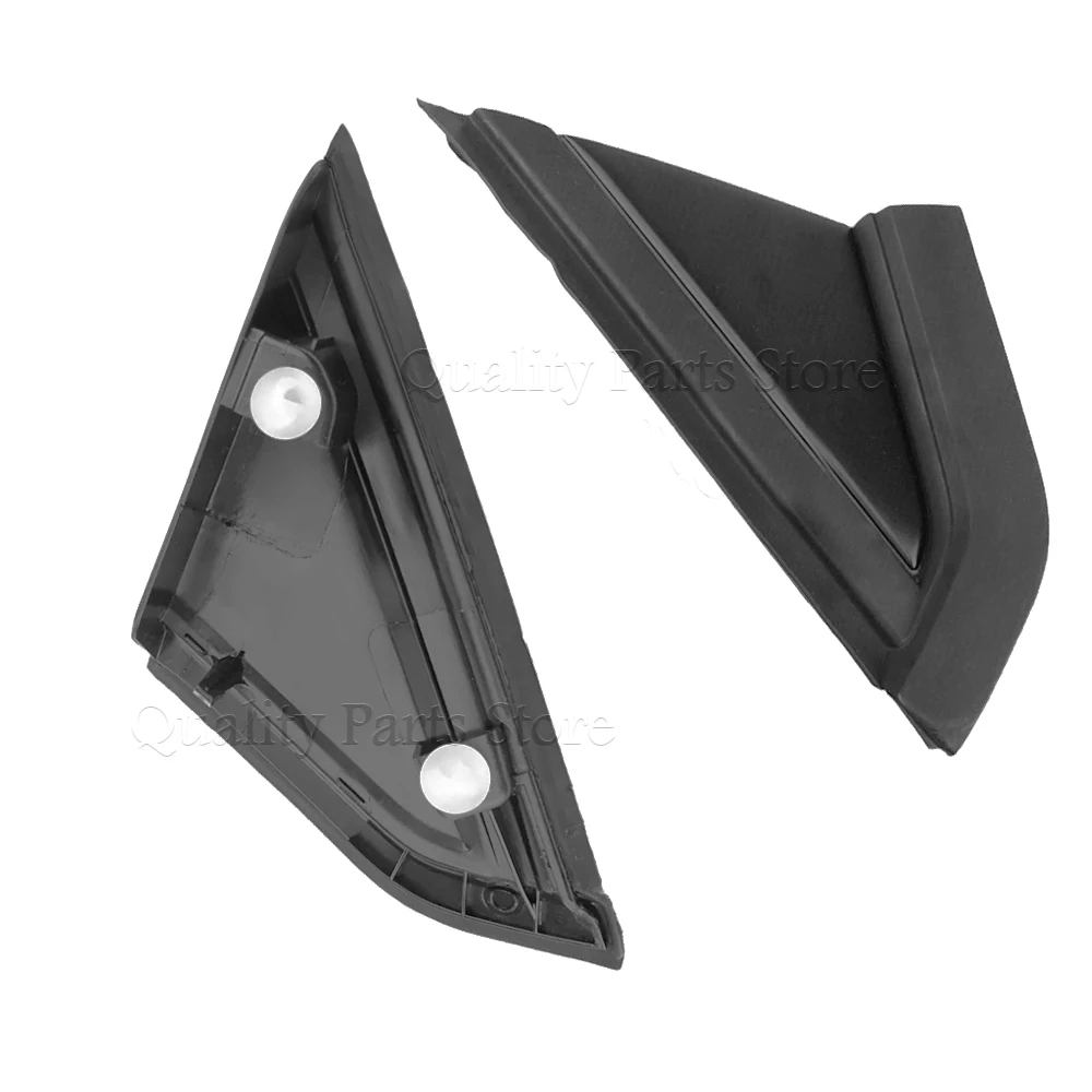 For Citroen C4 1.6D 2004~2010 Car Front Window Triangle Plate Door Mirror Cover Corner Triangle Garnish Cover Panel 9647011377 9647011277