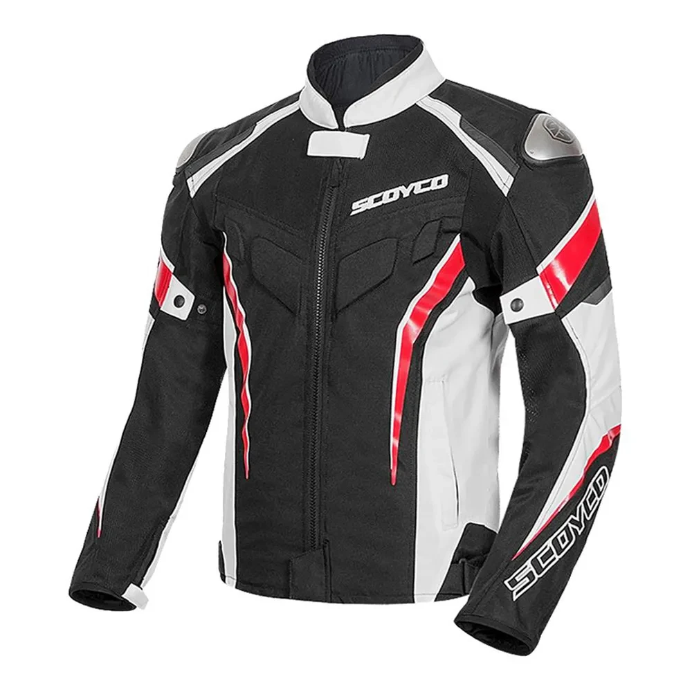 SCOYCO Breathable Road Commuter Race Motorcycle Top Off-Road Outdoor Riding Motorcycle Jacket Motorbike Race Riding 
