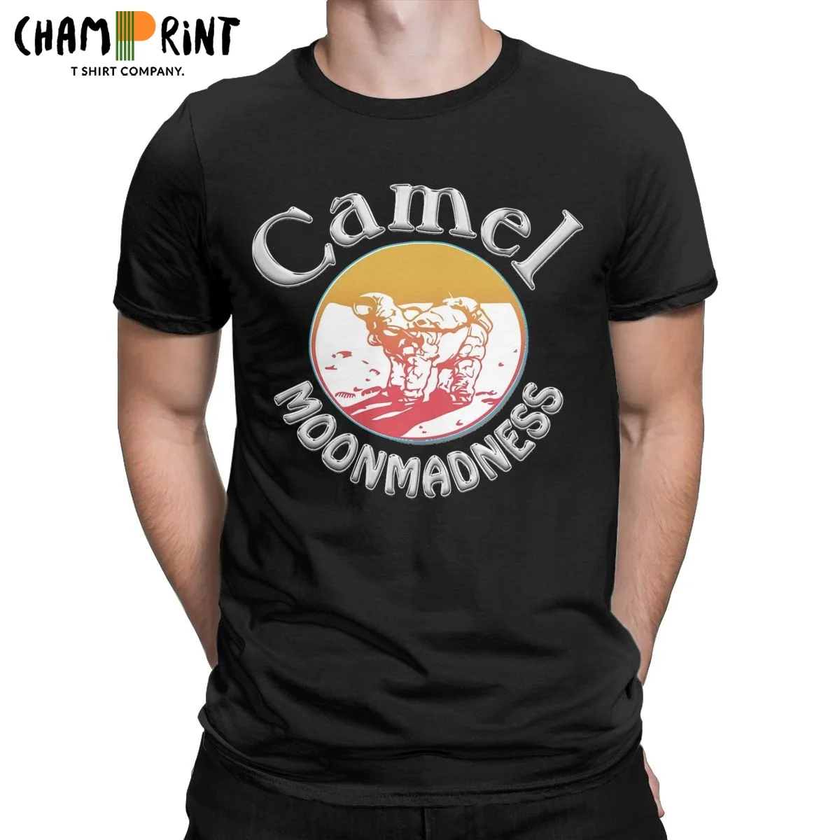 CAMELS BAND Mirage Cigarettes Music Progressive T Shirt for Men  Cotton Casual T-Shirts Round Collar Tee Shirt Short Sleeve Tops