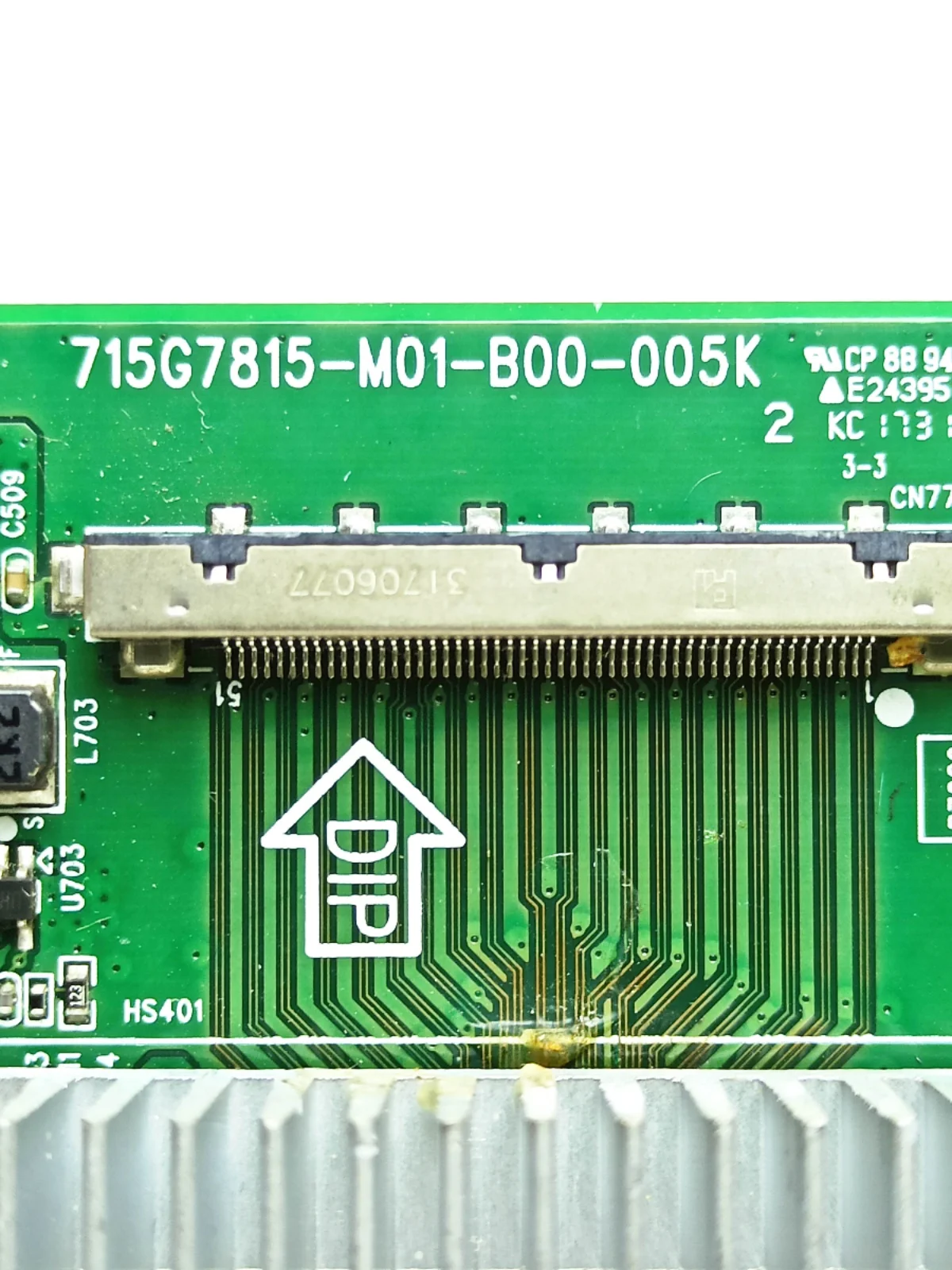 INSIGNIA NS-PMG248 드라이버 보드, 715G7815-M01-B00-005K 메인보드, E243951