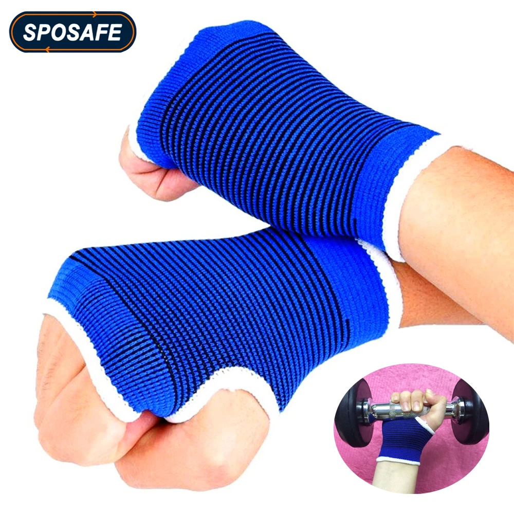 2Pcs/Pair Sports Wrist Hand Brace Gym Support Gloves Protector