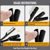 （ 1 Holder+10/20 Blades ）Straight shaver arm, men's folding manual shaver, men's shaver, razor sharp blade barber shop razor 4