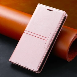 Leather Wallet Phone Case - Realme C25 (C25s) (Rose gold)