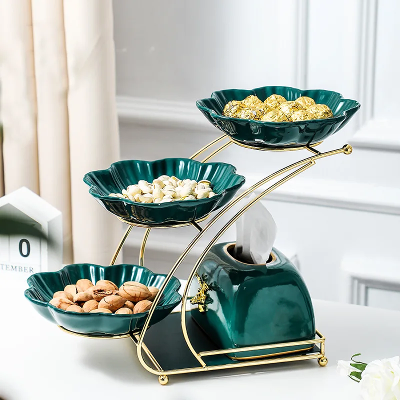 Soporte De Cerámica Para Tartas Con Mango De Metal