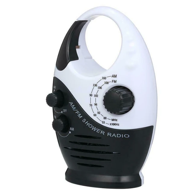 Radio de ducha Life, altavoz impermeable con sonido impactante, alimentado  por batería, para escuchar Radio compacta, Mini música, AM, FM, colgante -  AliExpress
