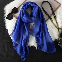 2023 Elegant Women's Summer Silk Scarf and Shawl Collection (JFA009-03)